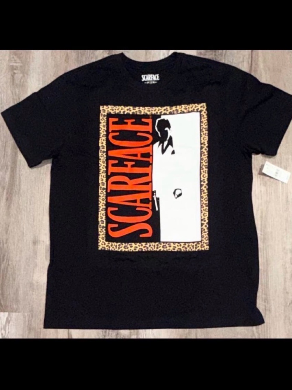 NWT lMen's Bling Scarface Shirt Size XL